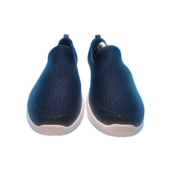 Skechers Go Walk Joy Womens Size 7.5 Blue White Athletic Slip-On Shoes Sneakers - Picture 3 of 11